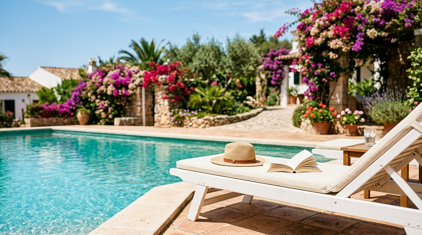 Holiday poolside relaxation dental holiday Turkey Antalya